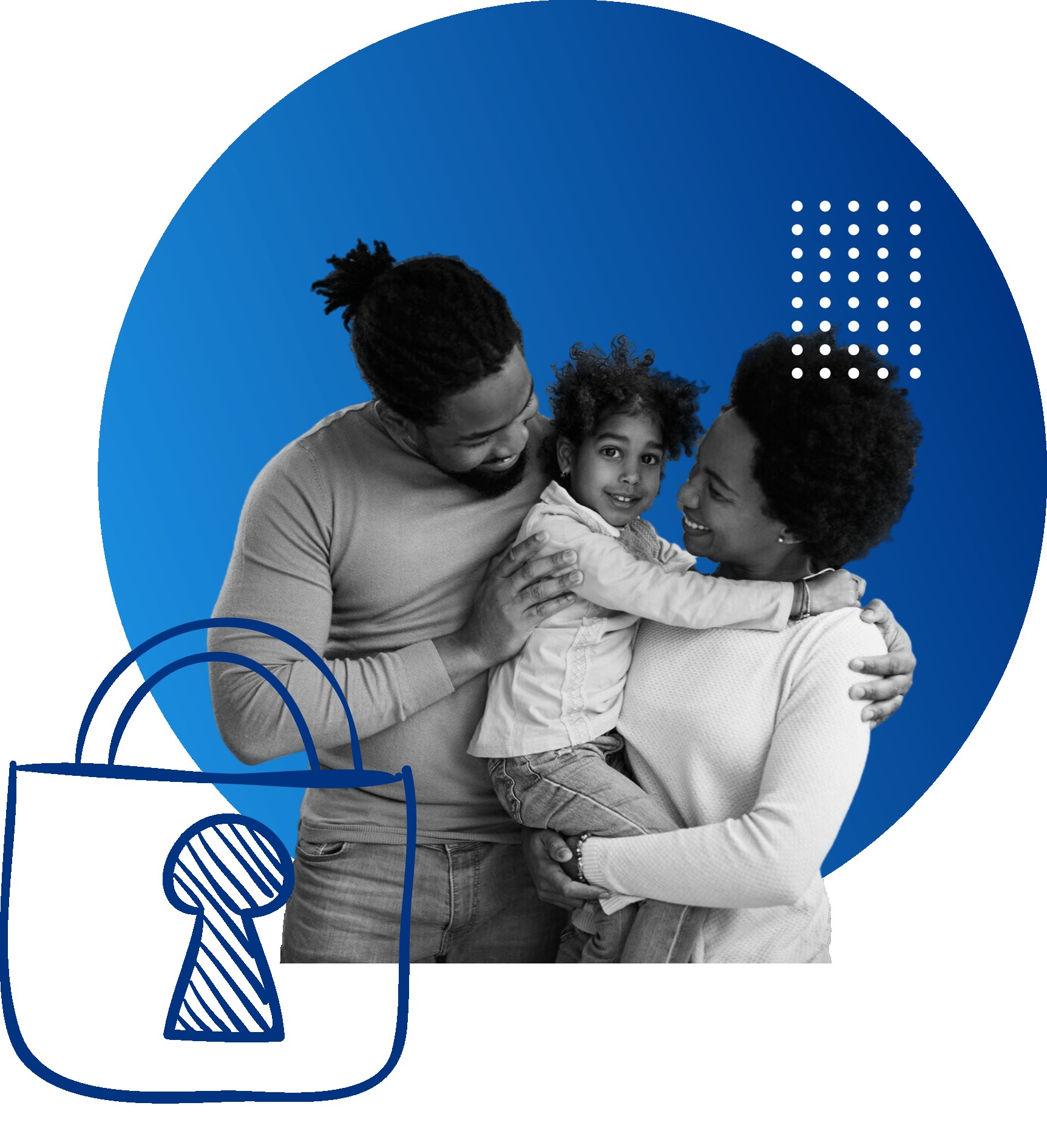 edited image of a cursor clicking on a brown shopping bag